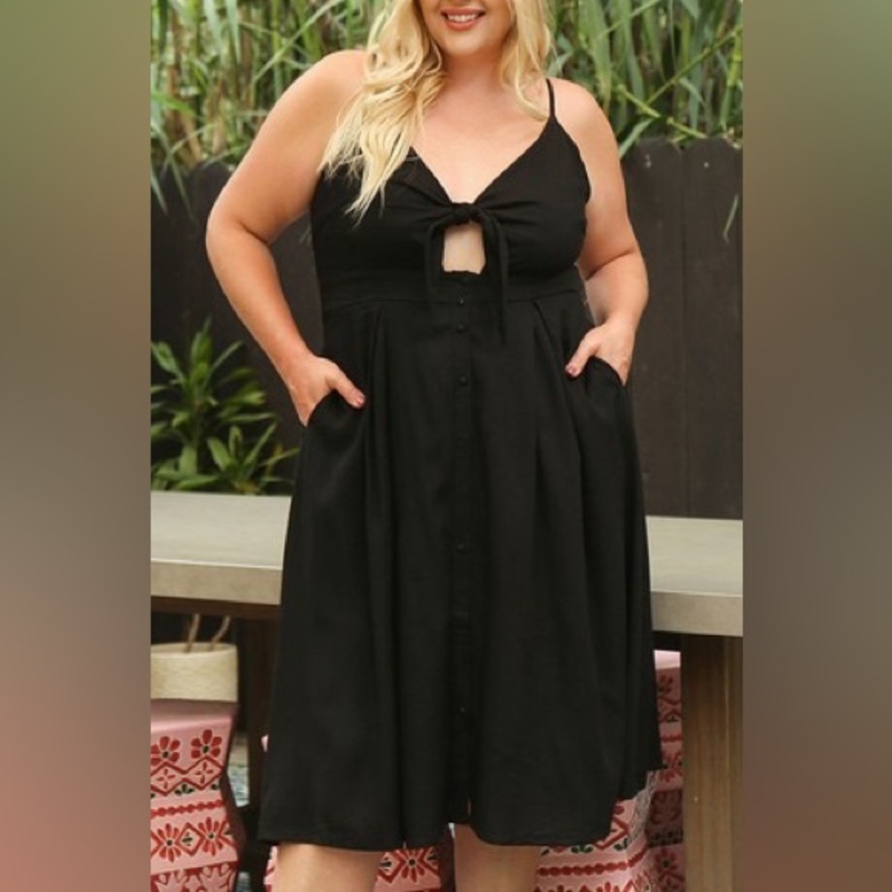 Black midi Dress